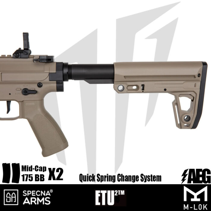 Specna Arms SA-F21 FLEX™ ETU2™ Airsoft Tüfeği – Tan