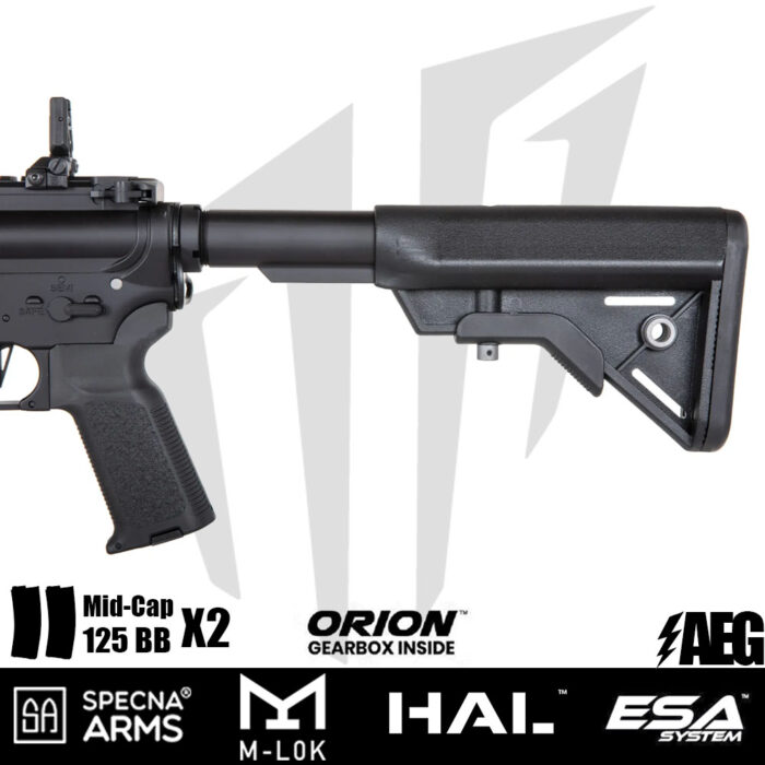 Specna Arms Daniel Defense® SA-E28 RIS III 14.5'' EDGE™ HAL ETU™ Airsoft Tüfeği - Siyah