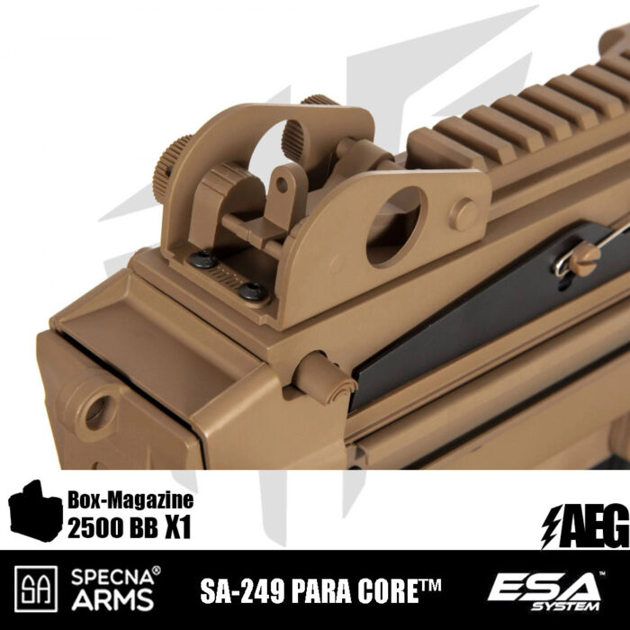 Specna Arms SA-249 PARA CORE™ LMG Airsoft Tüfeği - Tan