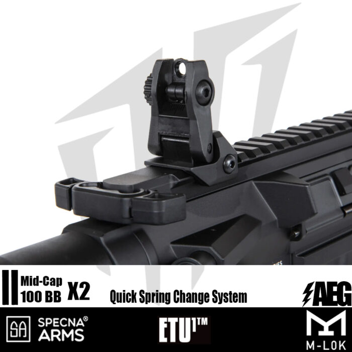 Specna Arms SA-X10 EDGE™ Airsoft Tüfeği – (30 rps) – Siyah