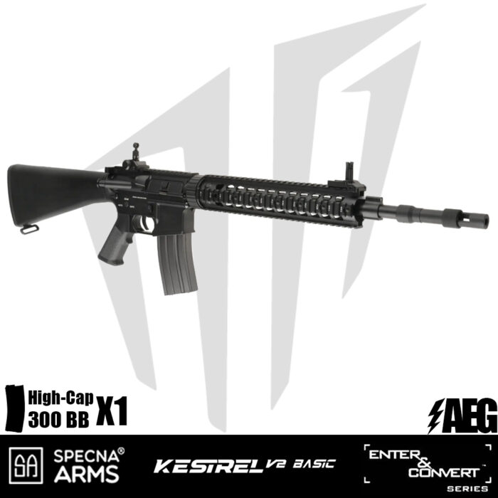 Specna Arms SA-B16 ONE™ SAEC™ Kestrel™ ETU™ Airsoft Tüfeği - Siyah