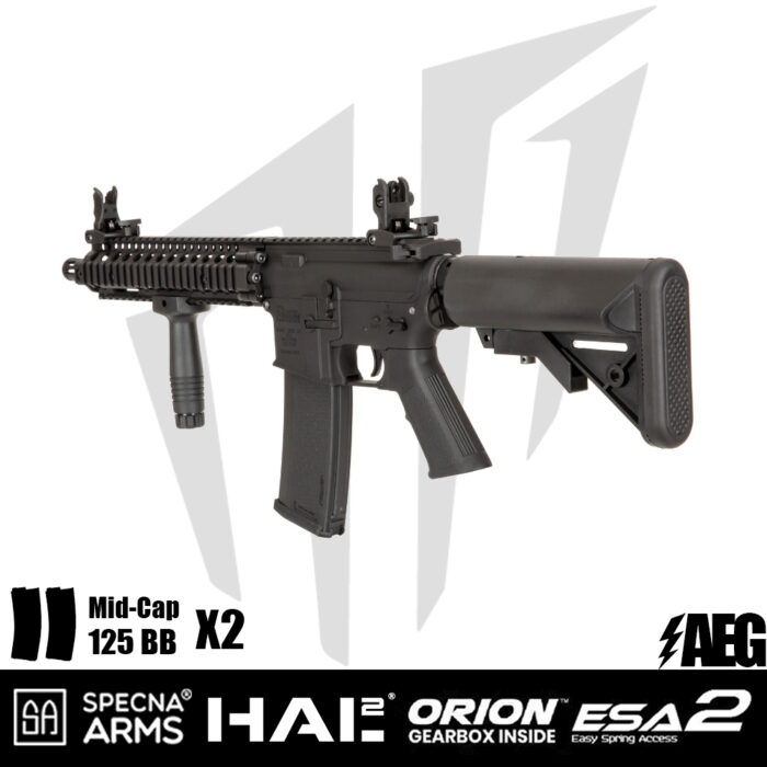 Specna Arms Daniel Defense® MK18 SA-E19 EDGE™ HAL² ™ Airsoft Tüfeği – Siyah