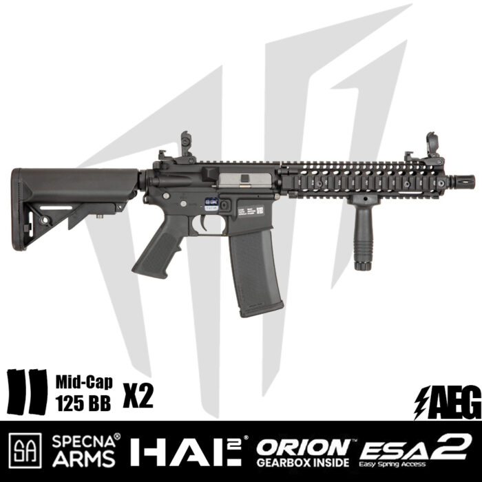 Specna Arms Daniel Defense® MK18 SA-E19 EDGE™ HAL² ™ Airsoft Tüfeği – Siyah