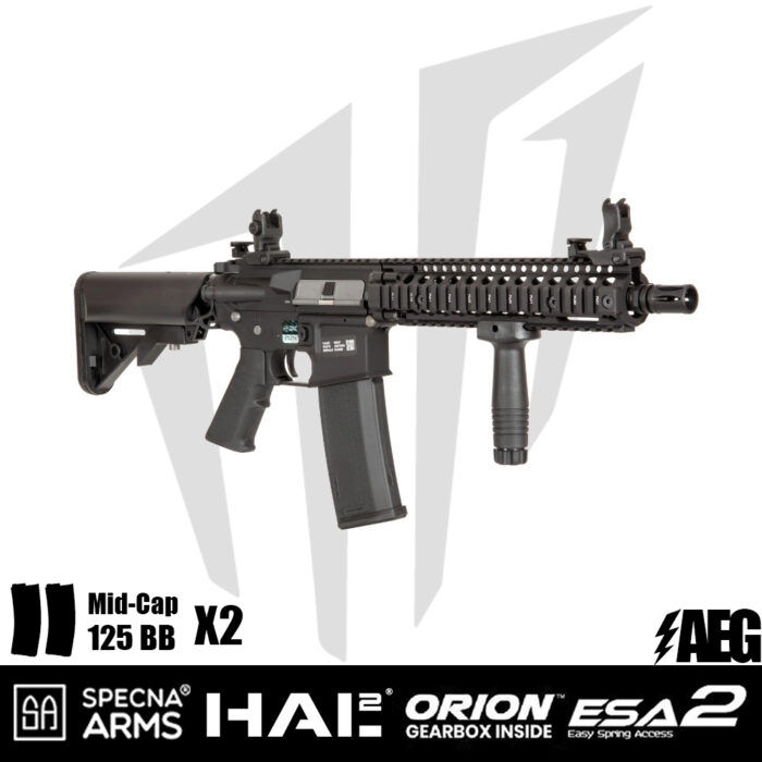 Specna Arms Daniel Defense® MK18 SA-E19 EDGE™ HAL² ™ Airsoft Tüfeği – Siyah