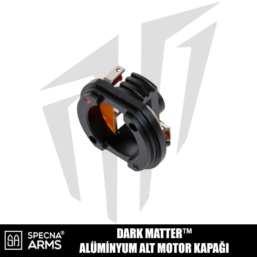 Specna Arms Dark Matter™ Alüminyum Alt Motor Kapağı – Siyah