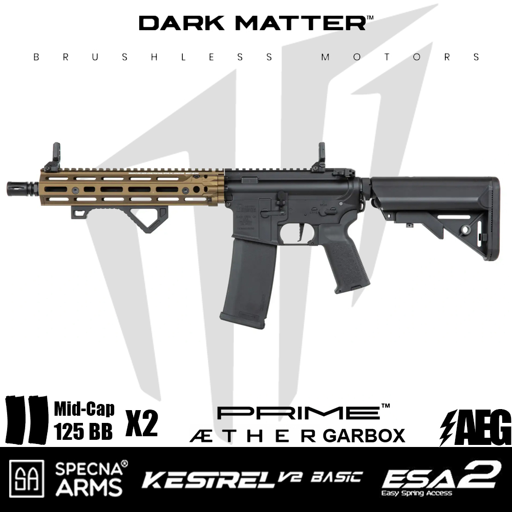 Specna Arms Daniel Defense® RIS III 10.5'' SA-P27 Prime™ Kestrel™ ETU Fırçasız Motor Airsoft tüfeği – Chaos Bronz