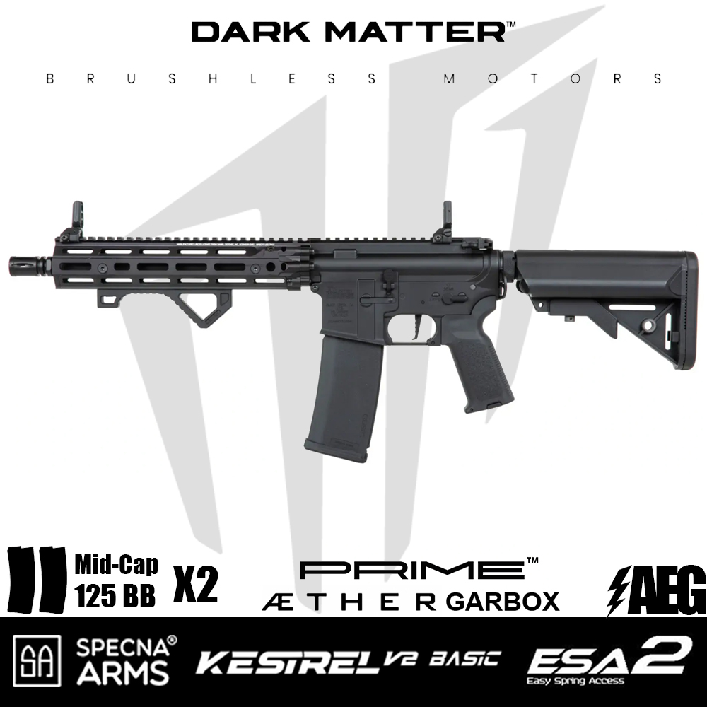 Specna Arms Daniel Defense® RIS III 10.5'' SA-P27 Prime™ Kestrel™ ETU Fırçasız Motor Airsoft tüfeği – Siyah