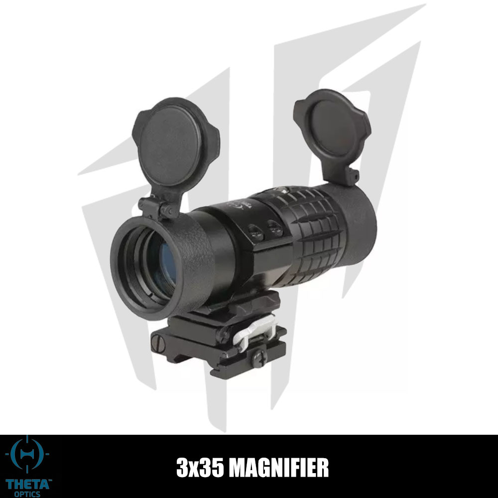 Theta Optics 3×35 Magnifier – Siyah