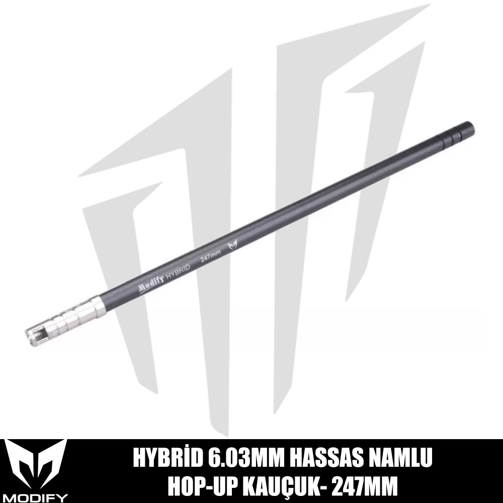 Modify Hybrid Hassas İç Namlu + Hop-Up kauçuk 6,03 mm – 247 mm