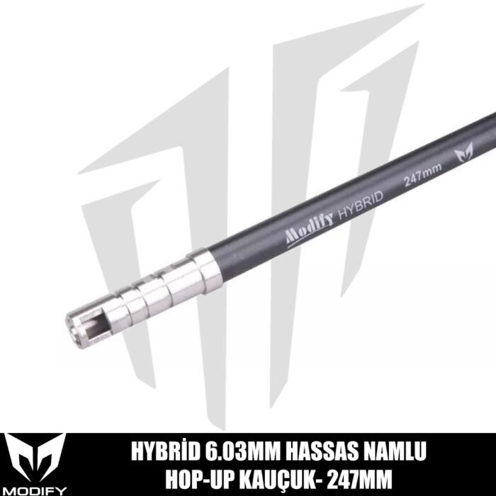 Modify Hybrid Hassas İç Namlu + Hop-Up kauçuk 6,03 mm – 247 mm