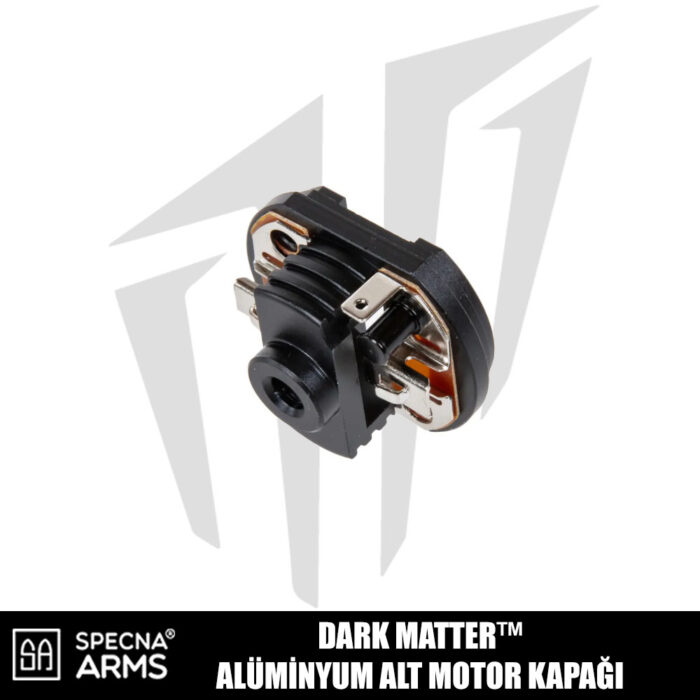 Specna Arms Dark Matter™ Alüminyum Alt Motor Kapağı – Siyah