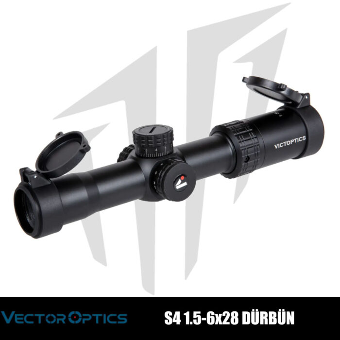 Vector Optik S4 1.5-6x28 Dürbün - Siyah