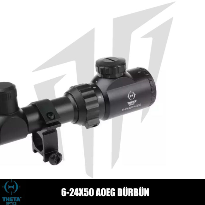 Theta Optics 6-24X50 AOEG Dürbün - Siyah