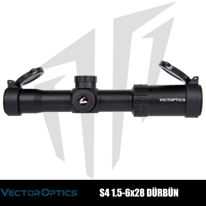 Vector Optik S4 1.5-6x28 Dürbün - Siyah