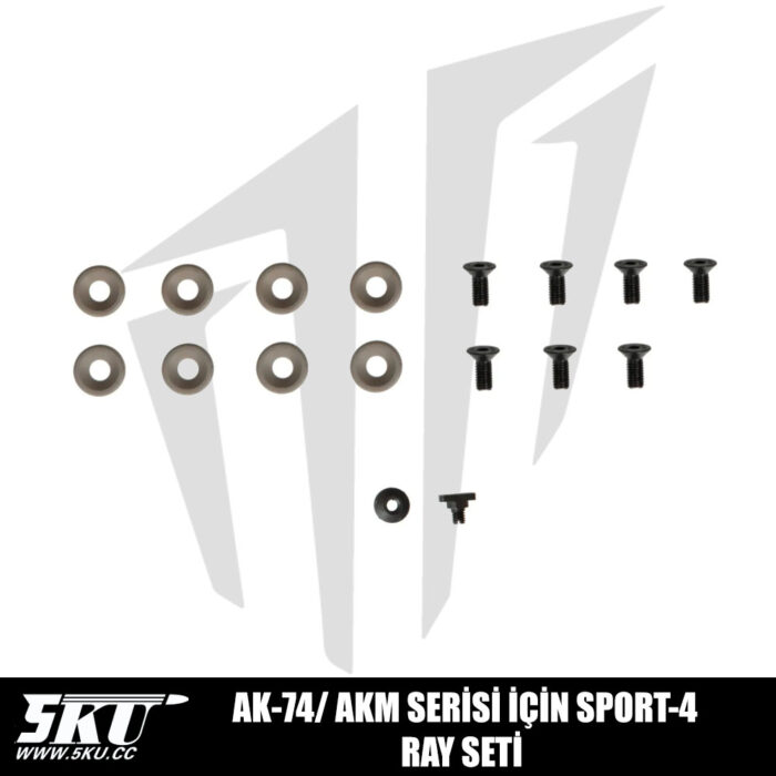 5KU AK-74/ AKM Serisi İçin Sport-4 Ray Seti - Tan