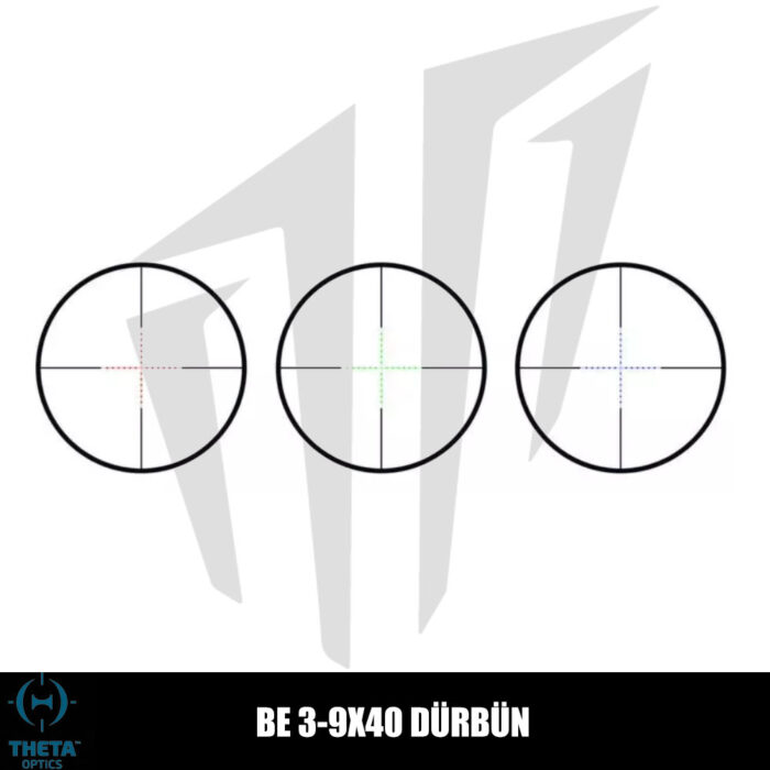 Theta Optics BE 3-9X40 Dürbün - Siyah