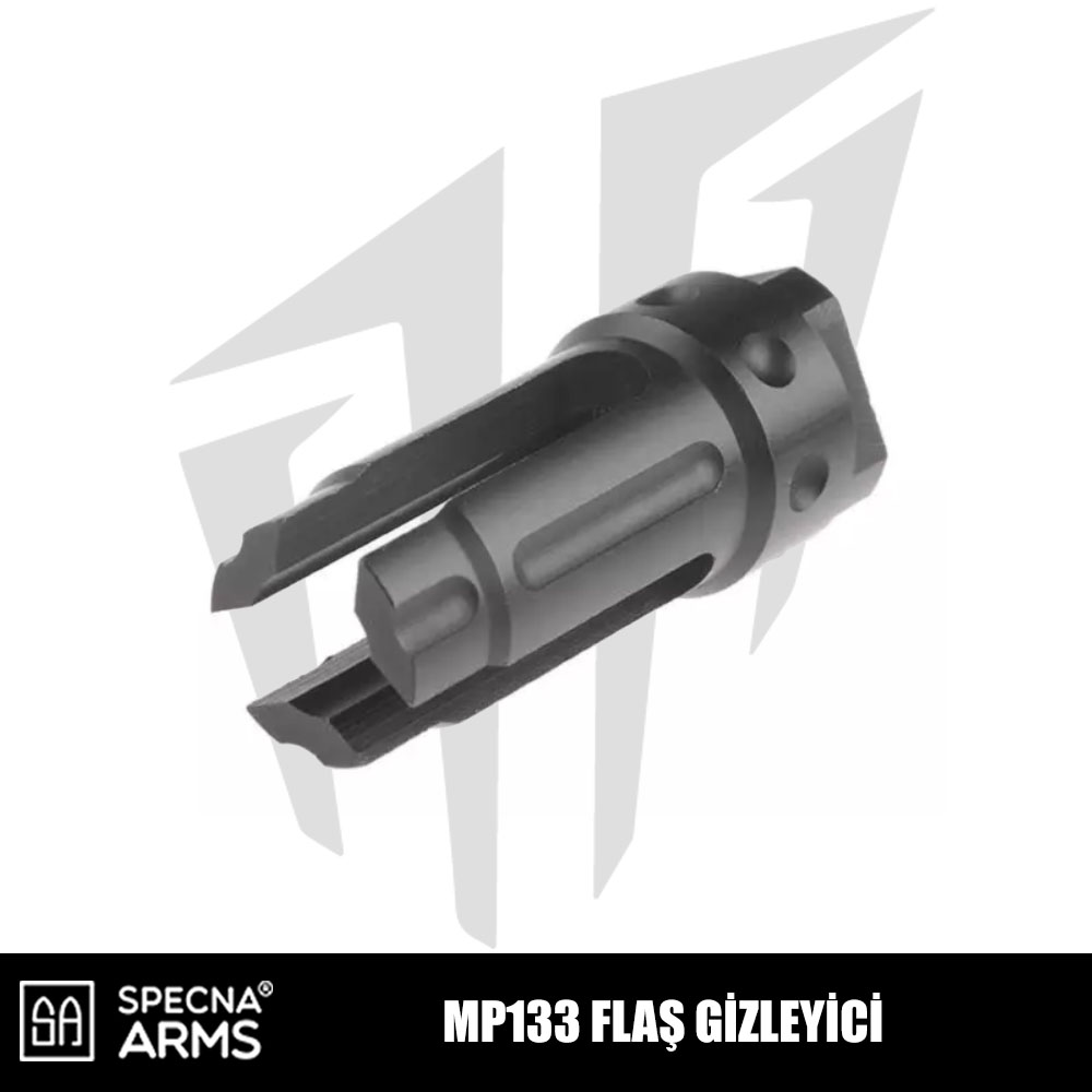 Specna Arms MP133 Flaş Gizleyici - Siyah