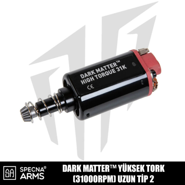 Specna Arms Dark Matter™ Yüksek Torklu Motor (31000RPM) Uzun Tip 2