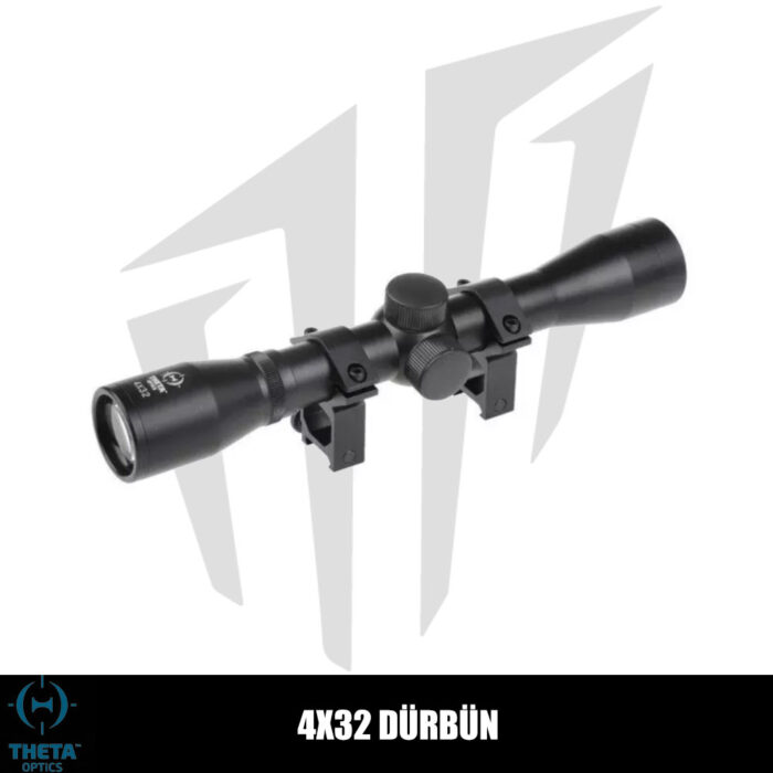 Theta Optics 4X32 Dürbün - Siyah