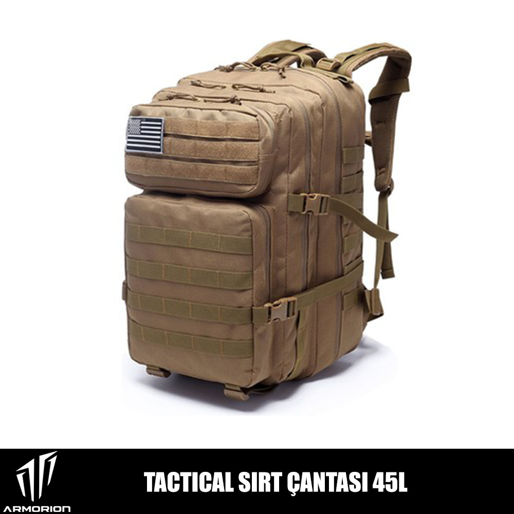 Armorion Tactical Sırt Çantası 45L – Tan