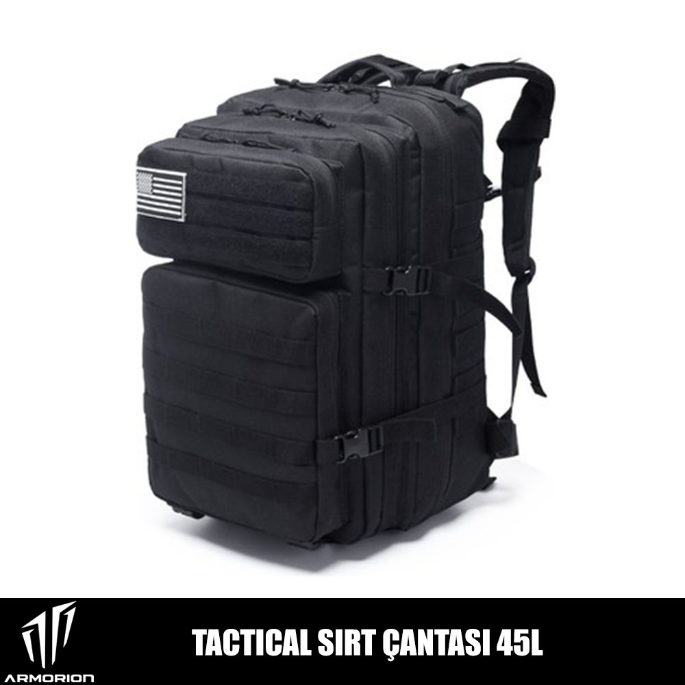 Armorion Tactical Sırt Çantası 45L – Siyah