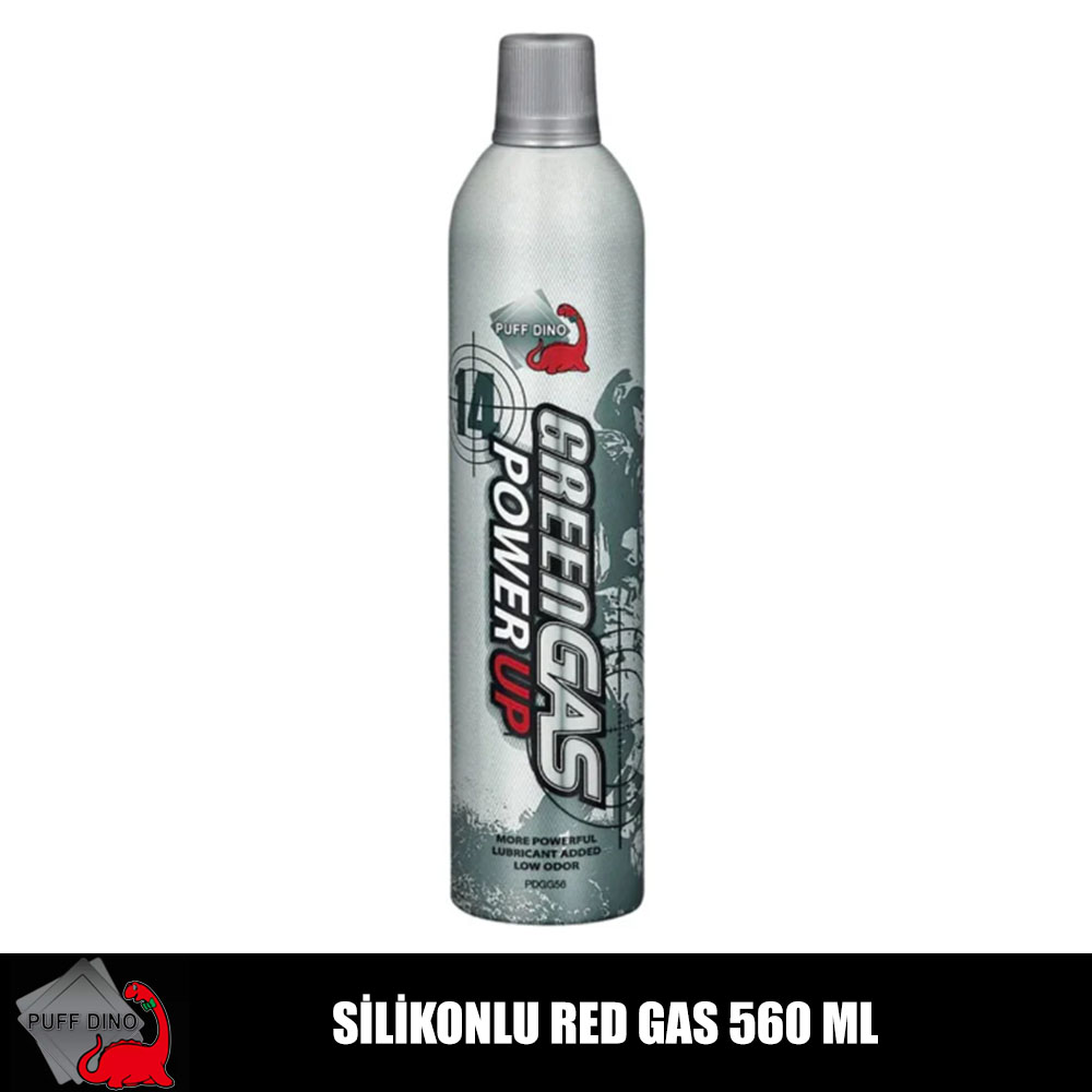 Puff Dino Silikonlu Red Gas 560 ML